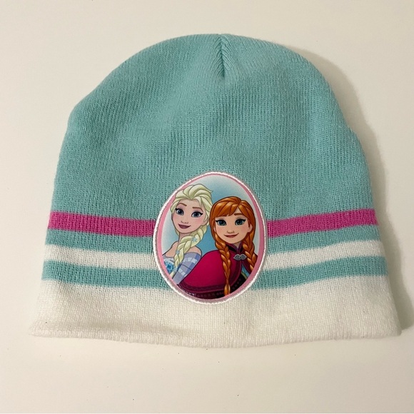 Disney Frozen Anna Elsa Girls Beanie Hat - Picture 12 of 12